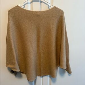 Kerisma Tan Women's Poncho Sweater